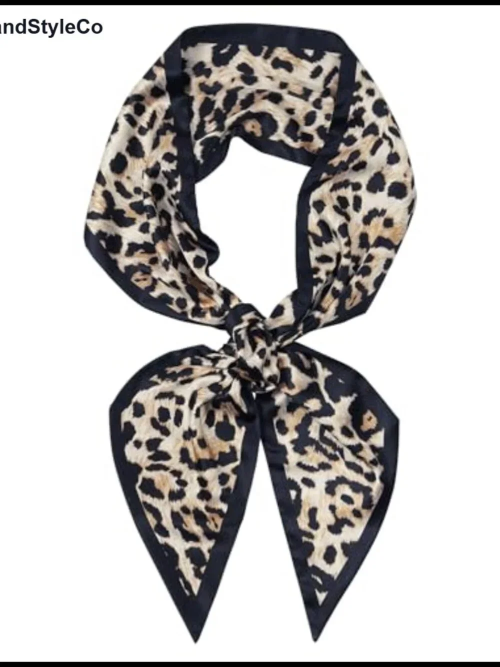 Silky Skinny Scarf for Women, Hair Neck Scarf, Bag Scarf Accessory, 100%